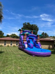 15’ Purple Hurricane Waterslide