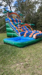 IMG 3690 1752764421 18’ Dual Lane TIKI PLUNGE Curved Slide