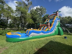 22' Tiki Plunge Single Lane Inflated Pool